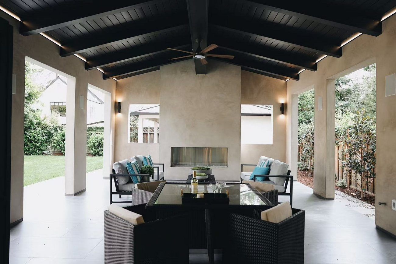 Doors and windows on a villa project