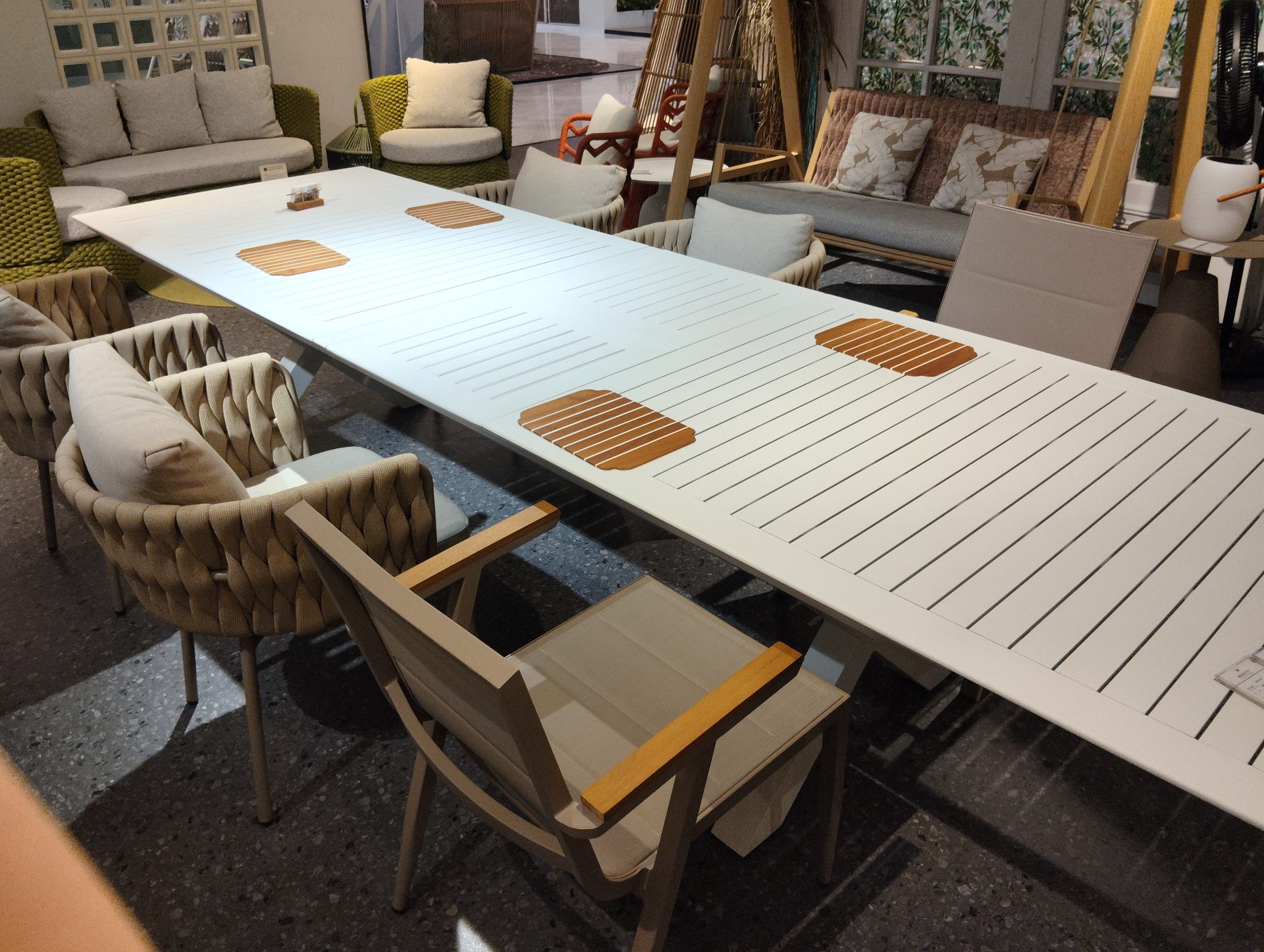 Furniture showroom floor in Lecong, Foshan